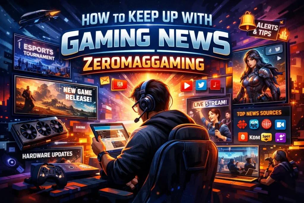how to keep up with gaming news zeromaggaming