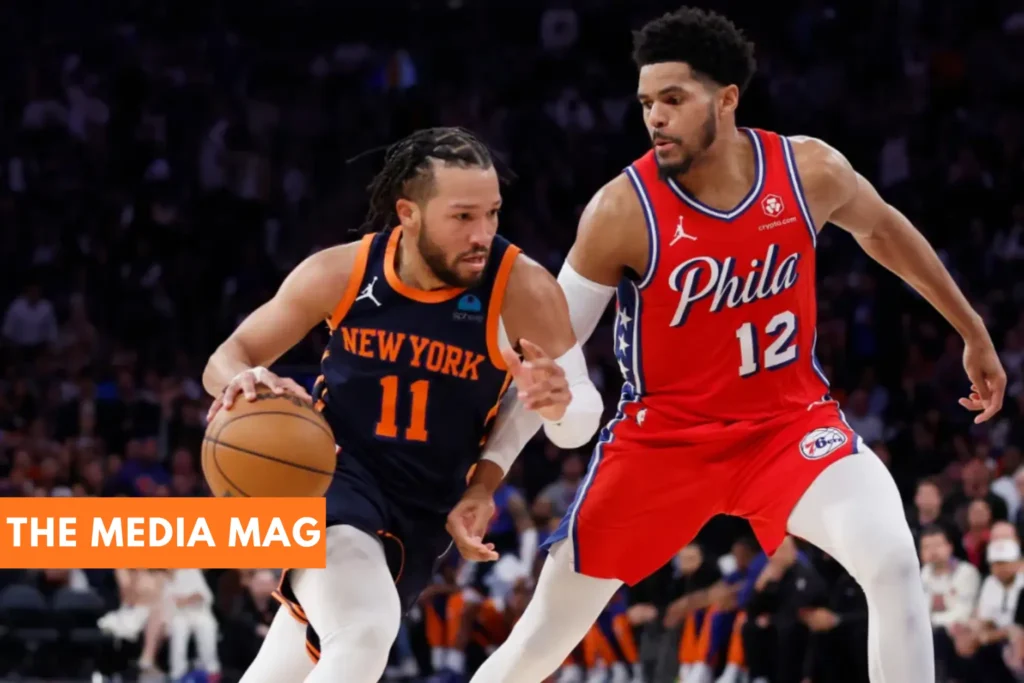 knicks vs 76ers match player stats